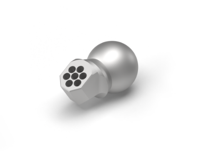 Picture of Special nozzle 60° short -ball Ø 12 mm
